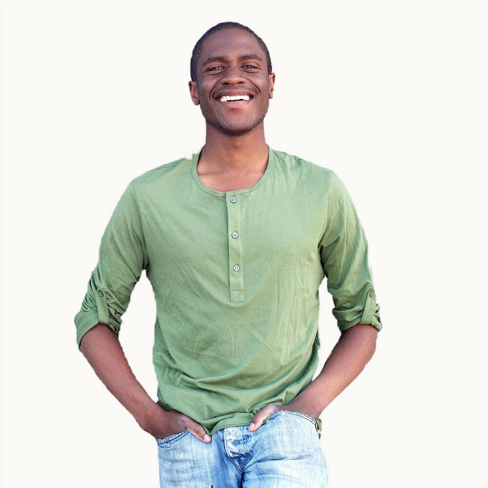 green shirt